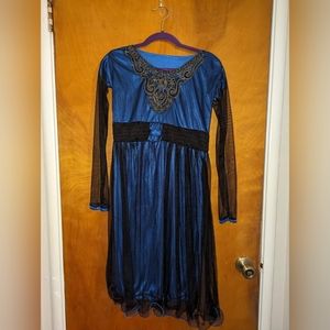 Indian Blue & Black Kurti